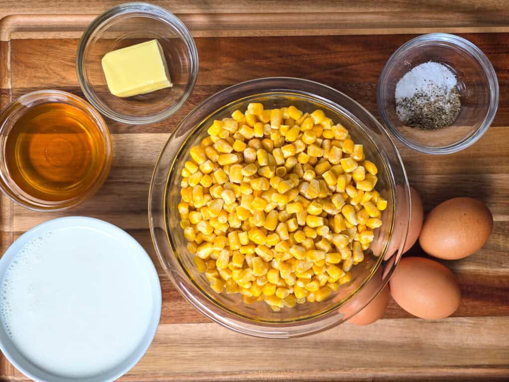 Corn Pudding Ingredients