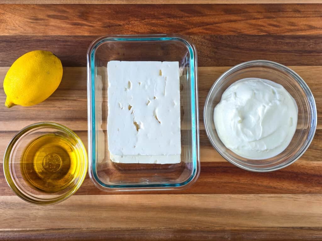 Whipped Feta DIp Recipe Ingredients