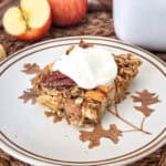 Apple Cinnamon Baked Oatmeal