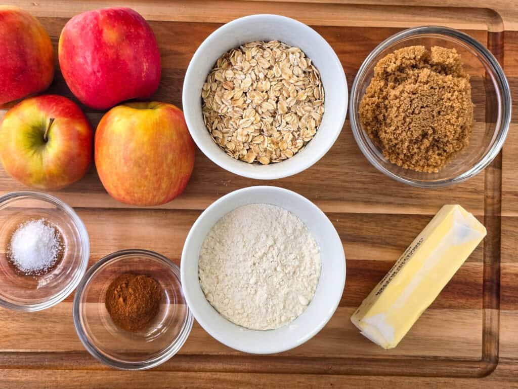 Apple Pie Bars Ingredients