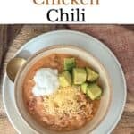 Buffalo Chicken Chili Pinterest Image