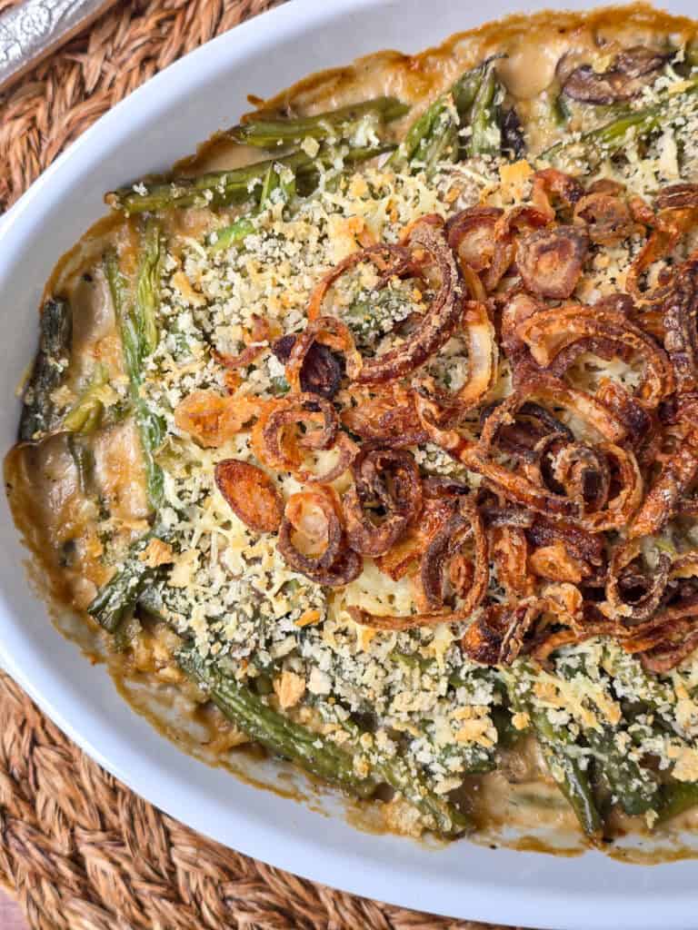Green Bean Casserole with Crispy Shallots