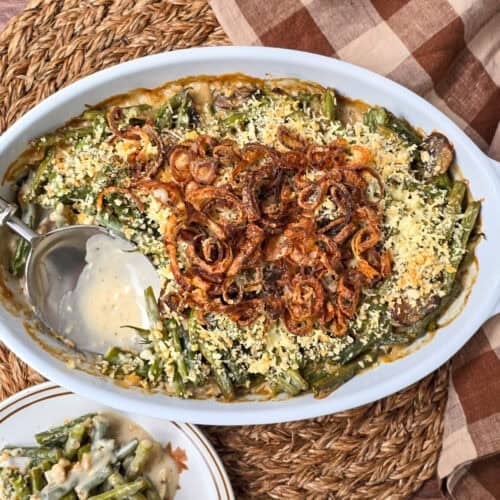 Green Bean Casserole with Crispy Shallots