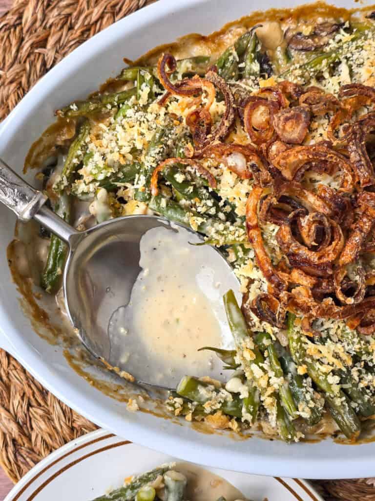Green Bean Casserole with Crispy Shallots