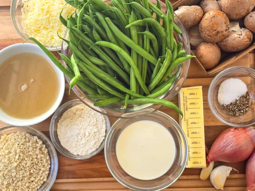 Green Bean Casserole with Crispy Shallots Ingredients