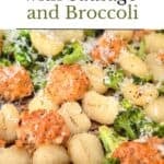 Sheet Pan Gnocchi with Sausage and Broccoli Pinterest Image