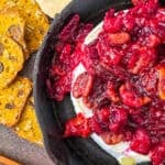 Baked Brie with Cranberries and Pecans