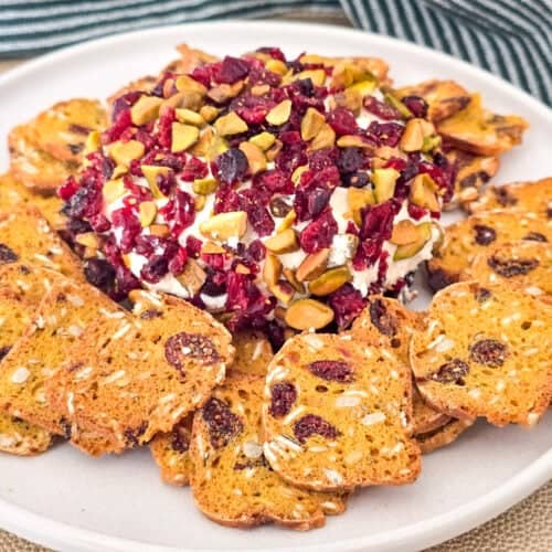 Cranberry Pistachio Cheese Ball