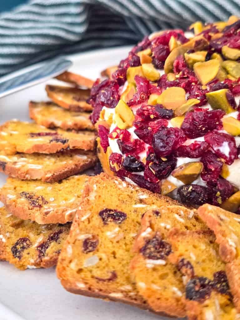 Cranberry Pistachio Cheese Ball