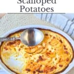 Scalloped Potatoes with Gruyere Pinterest Image