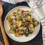 Roasted Brussels Sprouts with Bacon