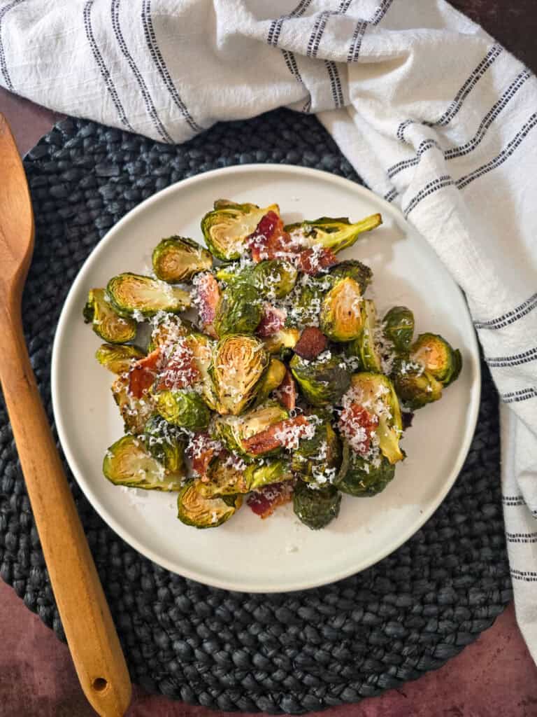 Roasted Brussels Sprouts with Bacon