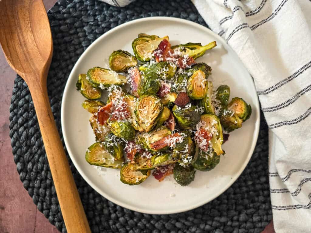 Roasted Brussels Sprouts with Bacon