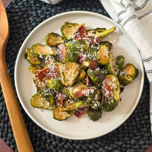 Roasted Brussels Sprouts with Bacon