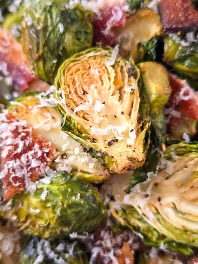 Roasted Brussels Sprouts with Bacon